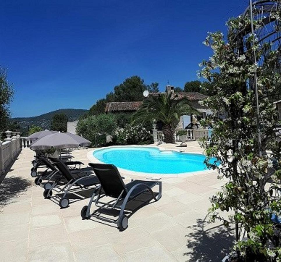 Gite Les Pins Climatise Piscine Chauffee Jardin Peymeinade Exteriér fotografie
